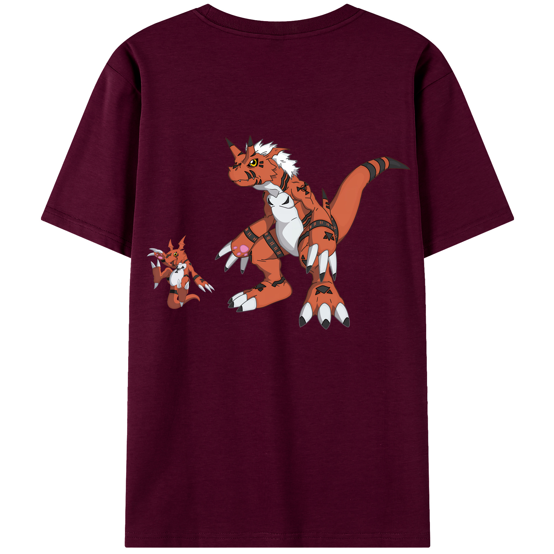 （画像用） Digimon デジタルモンスター/デジモン レディース半袖Tシャツ(バックプリント)